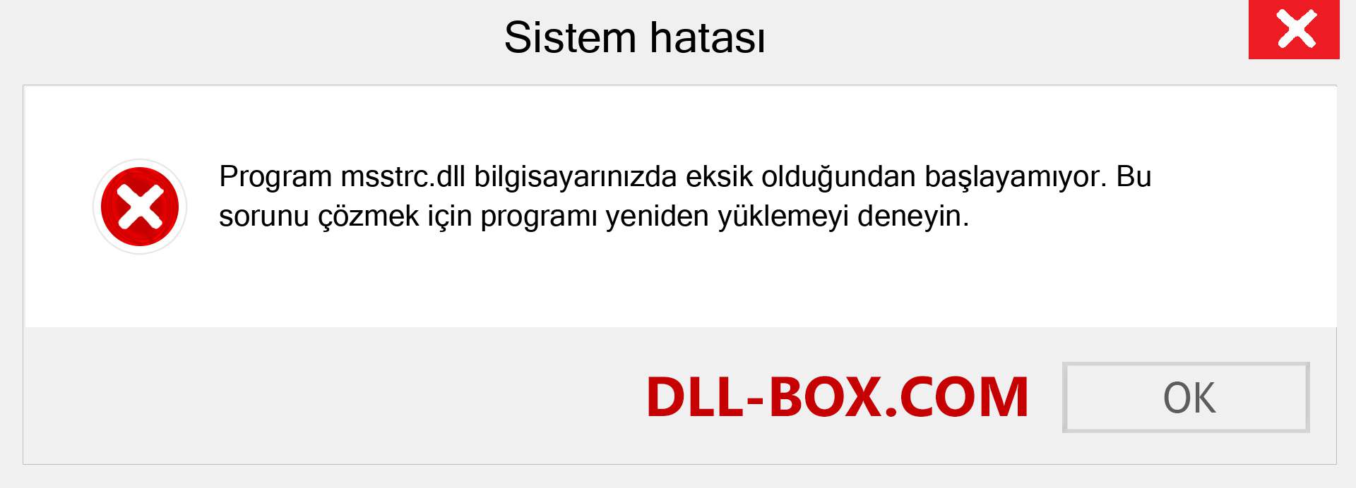 msstrc.dll dosyası eksik mi? Windows 7, 8, 10 için İndirin - Windows'ta msstrc dll Eksik Hatasını Düzeltin, fotoğraflar, resimler